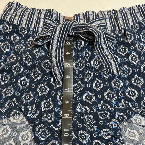 Liverpool Paper Bag Tie Front Porkchop Short Size 4/27 Casual Summer Vacation - Picture 12 of 13